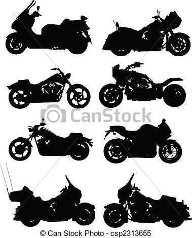 Motorcycle Vector Art