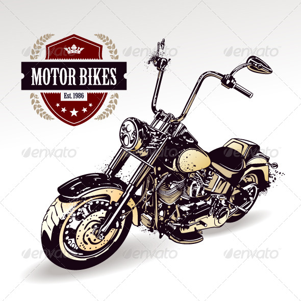 Motorcycle Vector Illustration