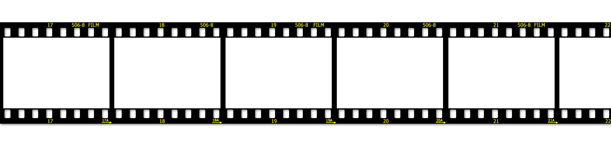 Movie Film Strip Template