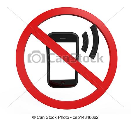 No Cell Phone Sign