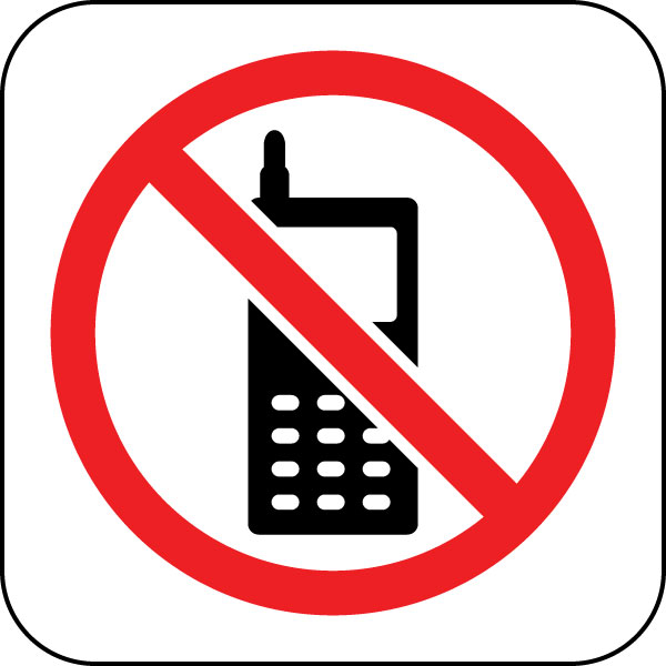 No Cell Phone Use Signs