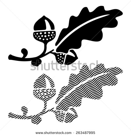 Oak Leaf with Acorn