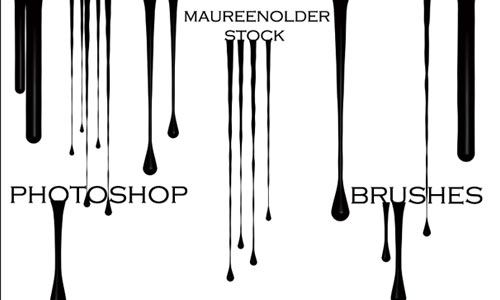 Paint Drip Photoshop Brushes