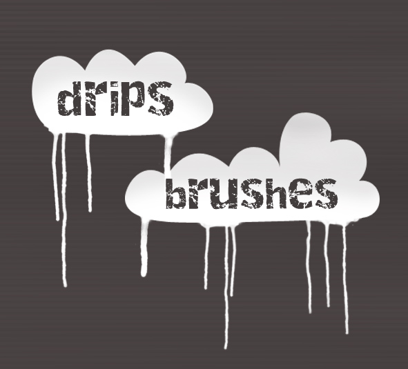 Paint Drip Photoshop Brushes