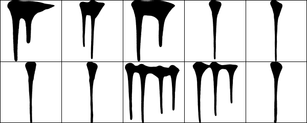 Paint Drip Photoshop Brushes