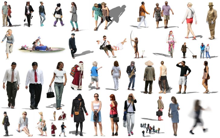 Photoshop Architecture Cutout People