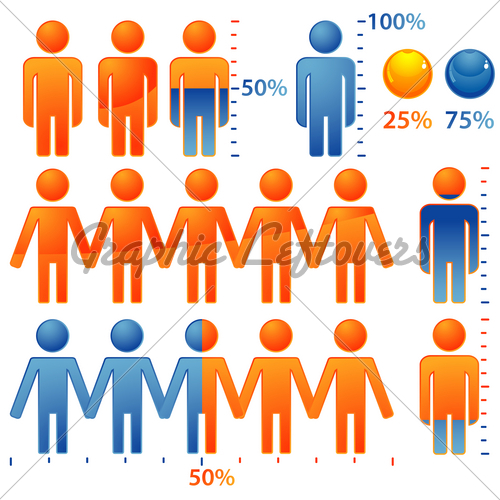 Population of People Clip Art