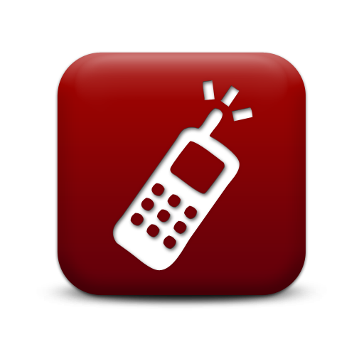 Red Cell Phone Icon