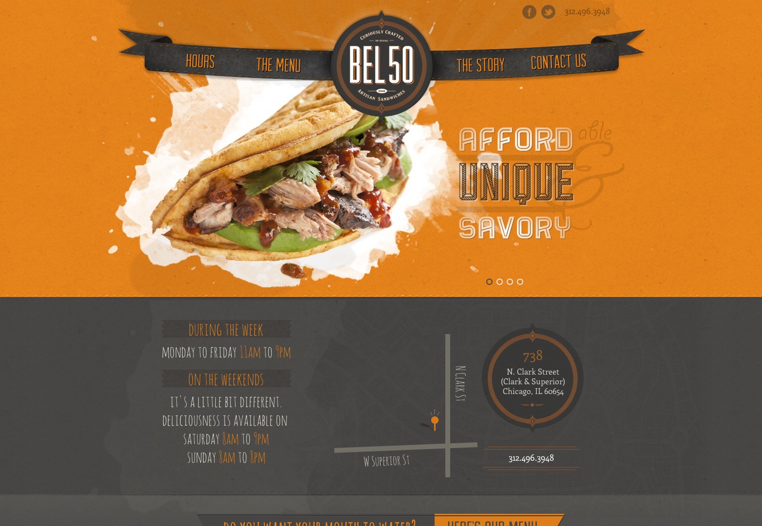 16 Web Design Menu Food Images