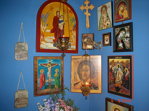 Russian Orthodox Icon Corner