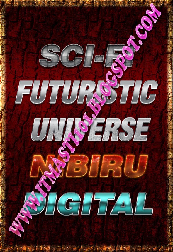 Sci-Fi Photoshop Button Sci-Fi Photoshop Button