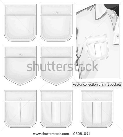 Shirt Pocket Vector