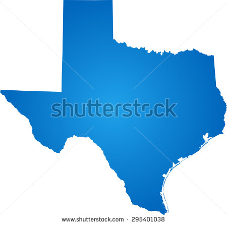 Texas Flag Vector Black and White