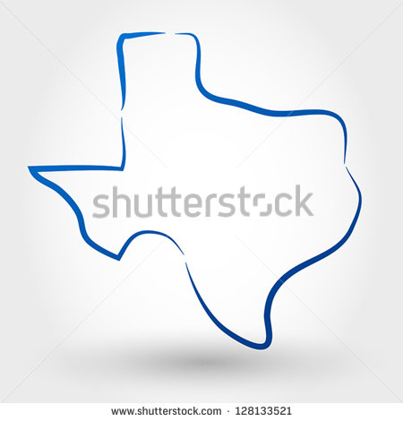 Texas Map Outline