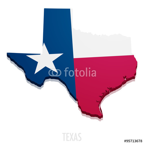 Texas Vector Map