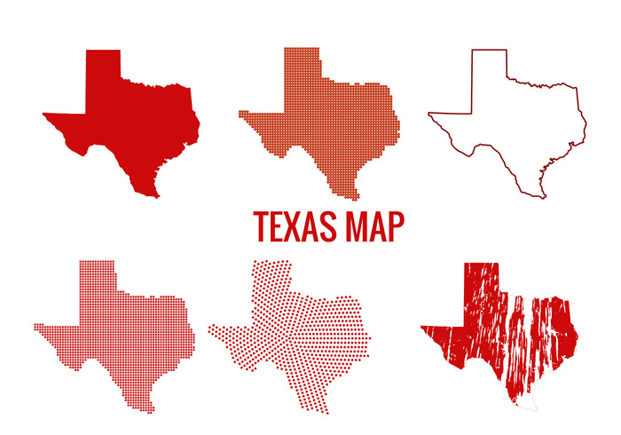 Texas Vector Map