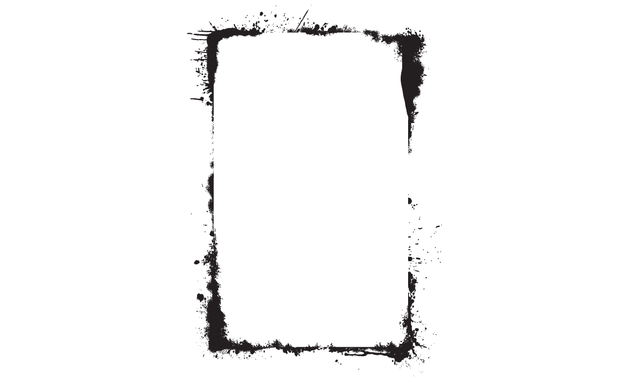 Transparent Grunge Border Vector