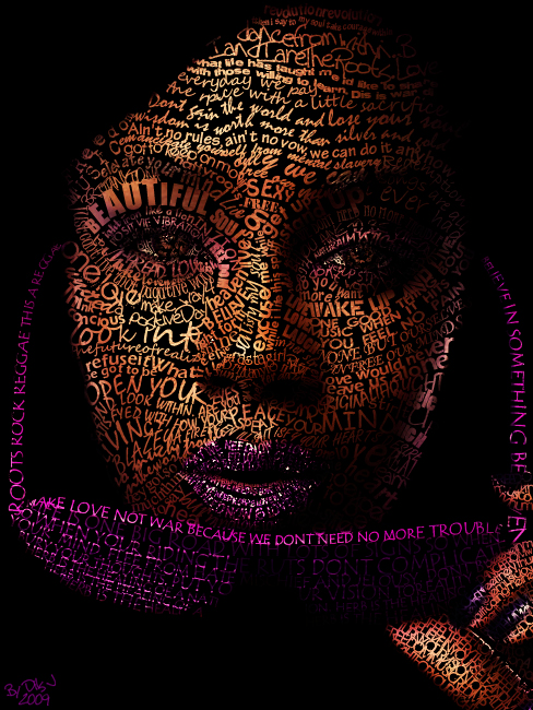 Typography Portrait Typography Portrait