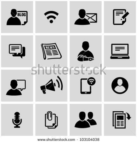 Universal Social Media Icons Vector