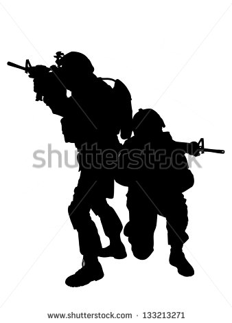 US Marines Silhouette Clip Art