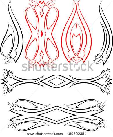 Vector Pinstripe Designs