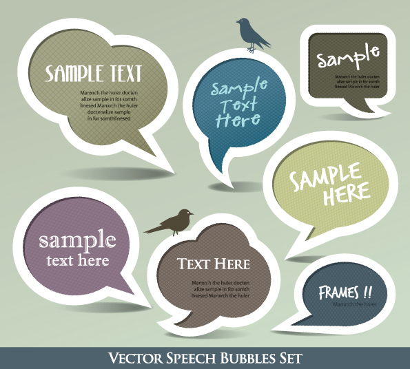 Vector Speech Bubbles