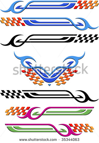 Vehicle Graphics Stripes