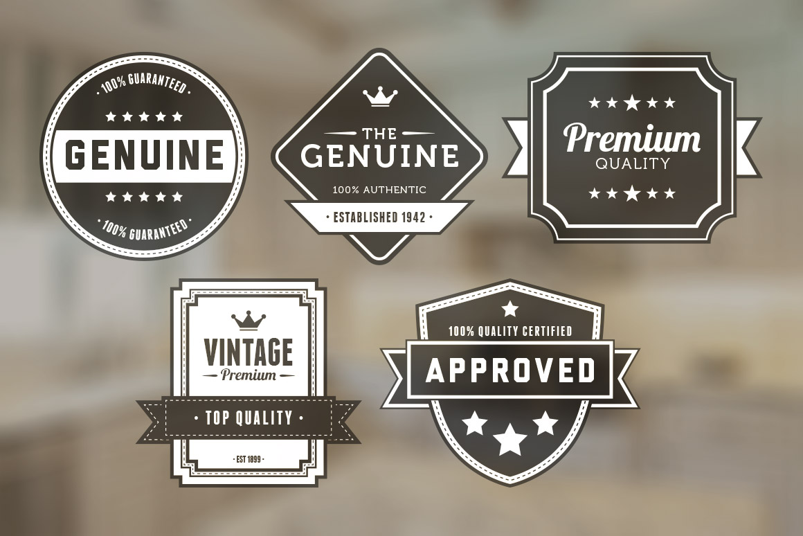 13 Design Retro Badge Vectors Images