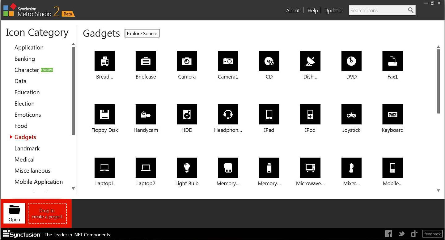 Windows 8 Metro Icons Dashboards