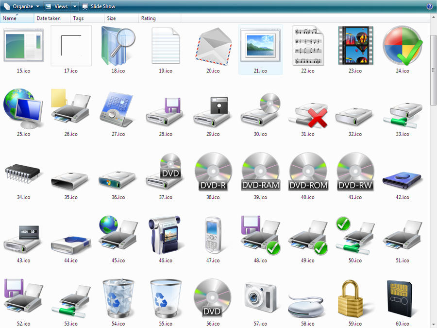 Windows Vista Icons Download