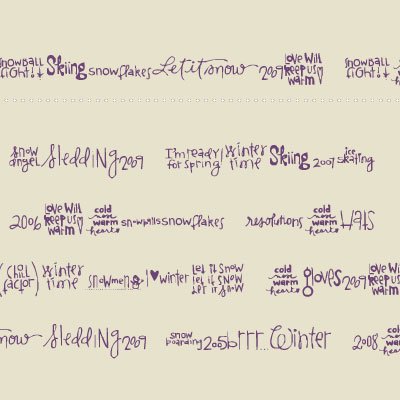 Winter Word Fonts Winter Word Fonts