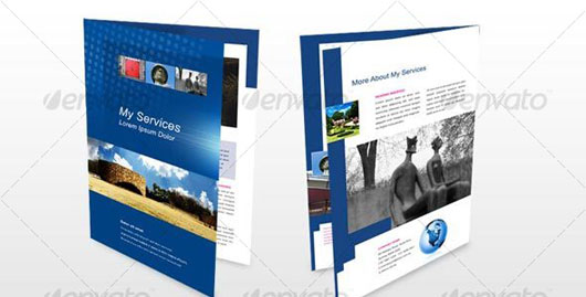 4 Page Brochure Design Template