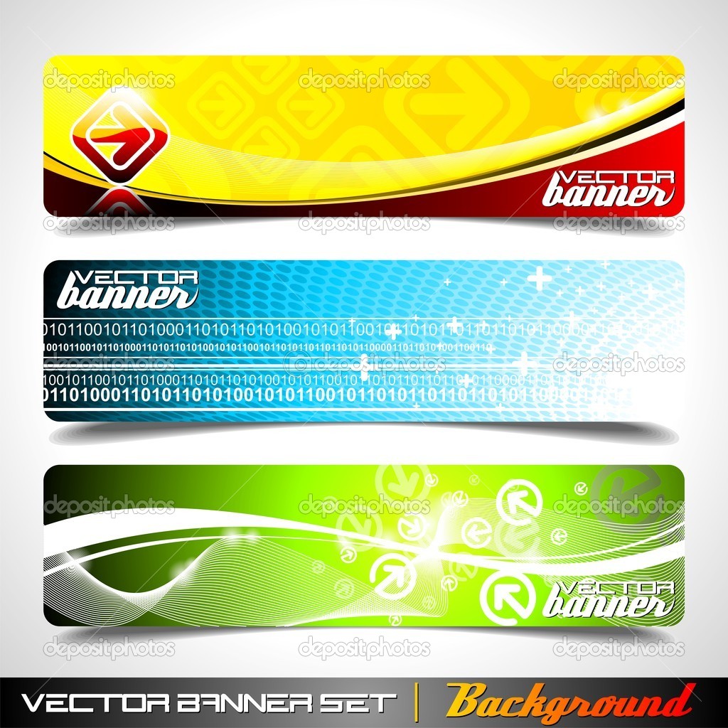 Abstract Banners Vector