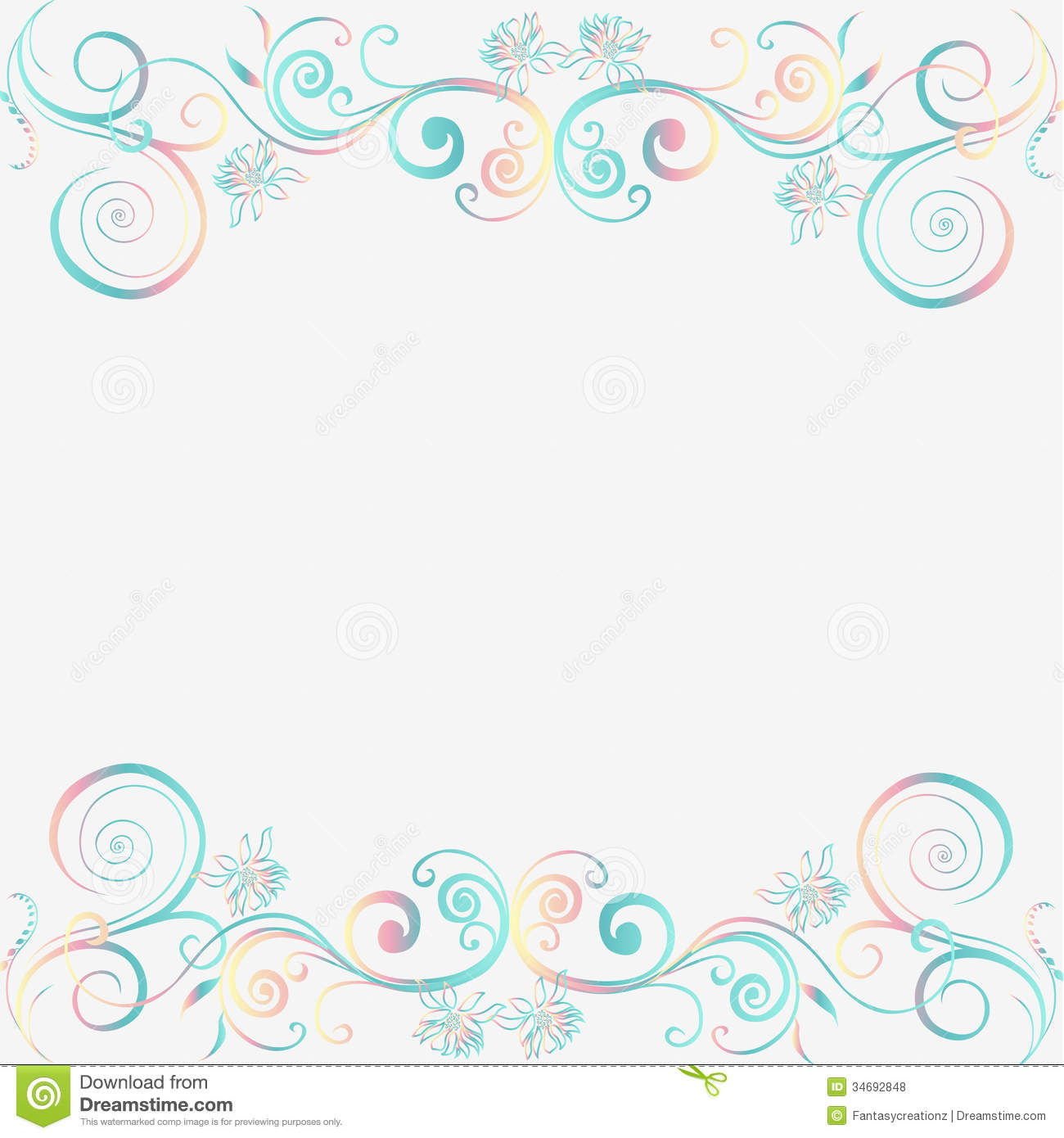 Abstract Border Designs Frames