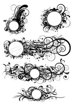 Abstract Circle Tattoo Designs