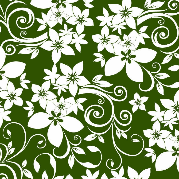 Abstract Floral Design Vector Ornaments