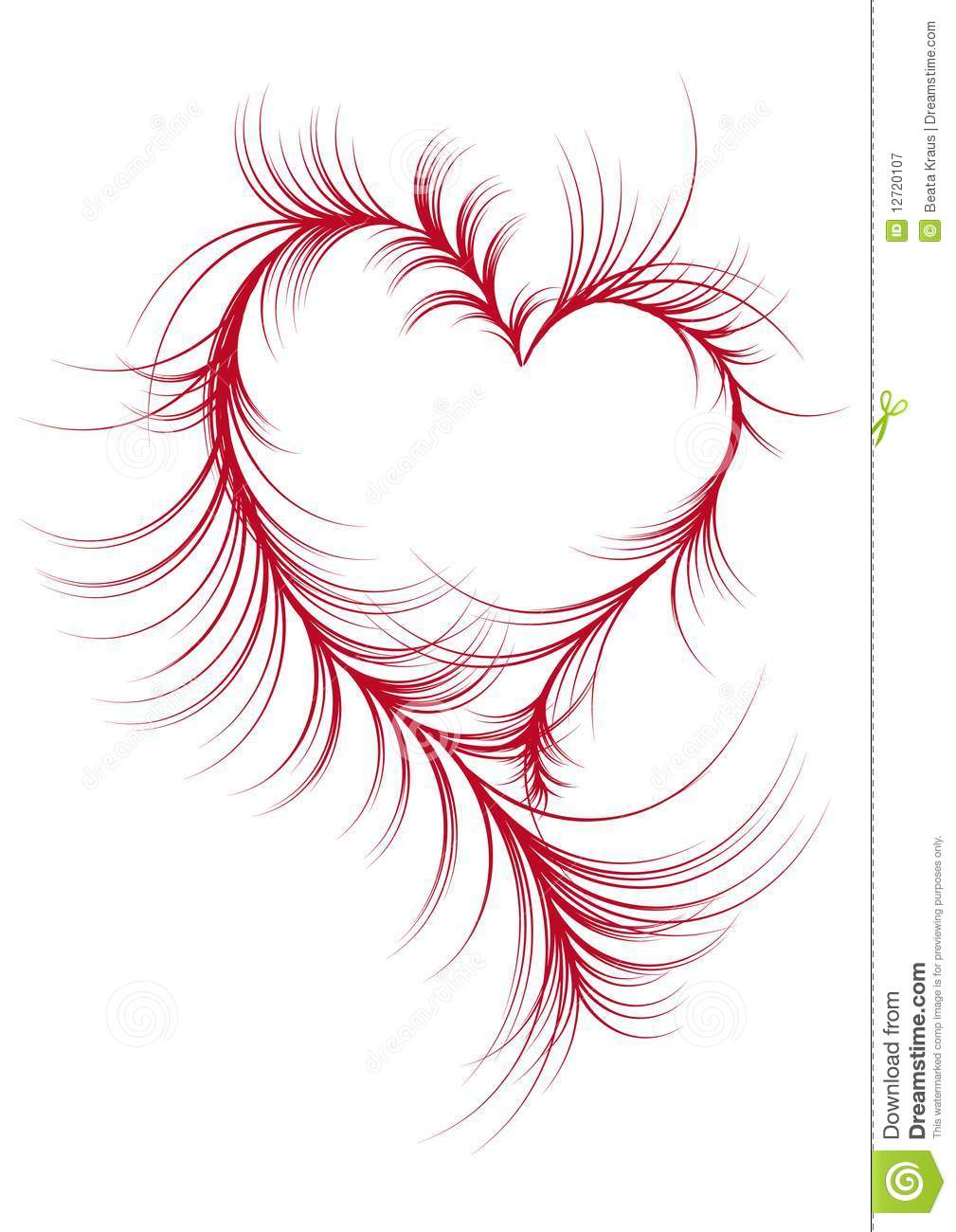 Abstract Heart Vector Designs