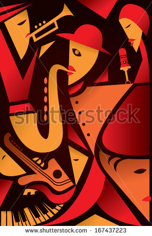 Abstract Jazz Art