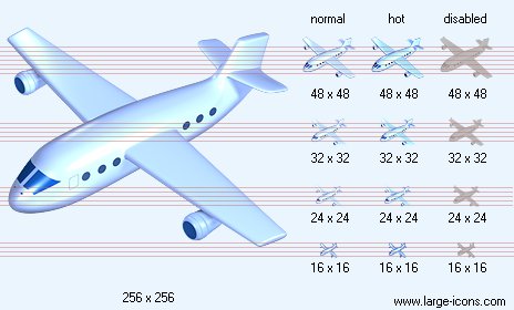 Airplane Travel Icon