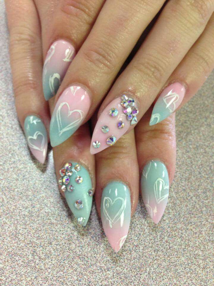 Almond-Shaped Acrylic Nail Designs