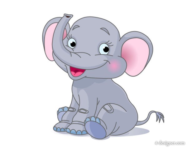 Baby Elephant Cartoon