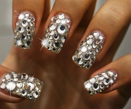 Beautiful Bling Nails