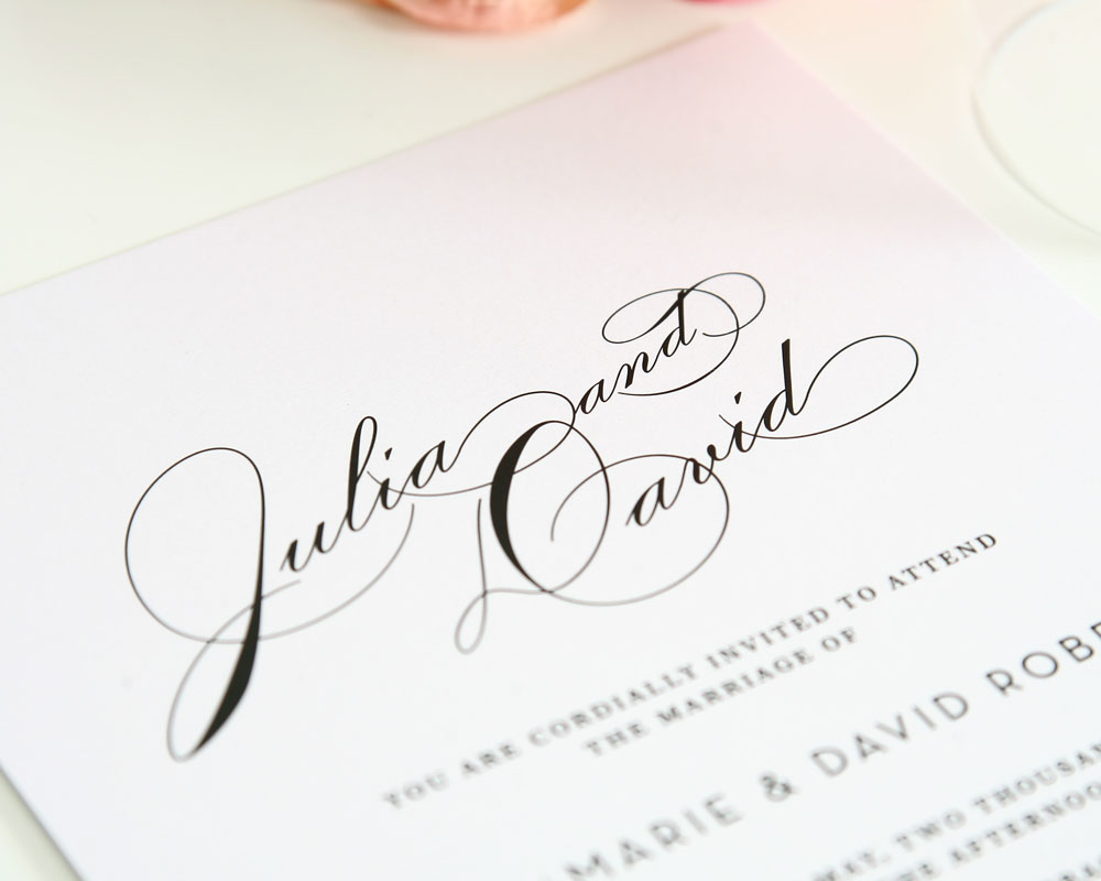 Best Wedding Invitation Fonts