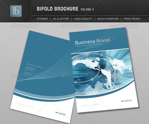 Bi Fold Brochure Template