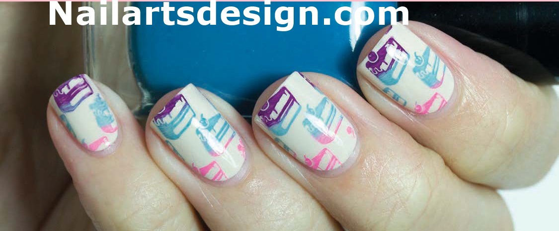 Birthday Nail Art Design