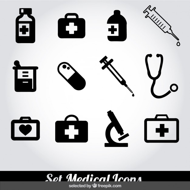 Black and White Vector Icons Free