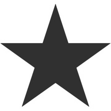 Black Star Clip Art