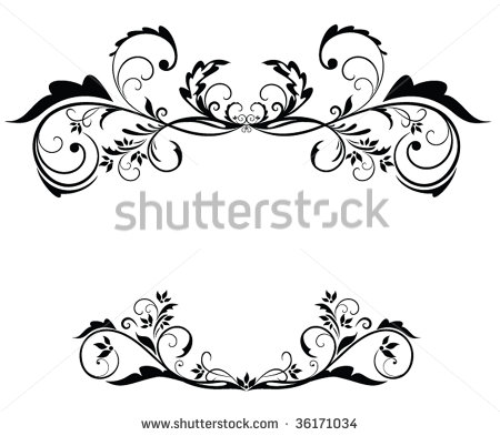 Black Vintage Frame Vector