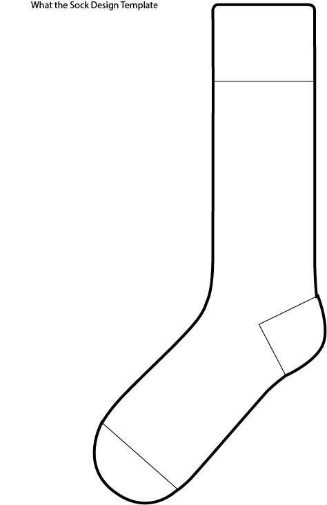 Blank Sock Template