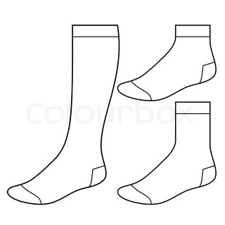 Blank Sock Template